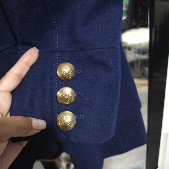 Black Rivet Coat - Picture 5 of 8